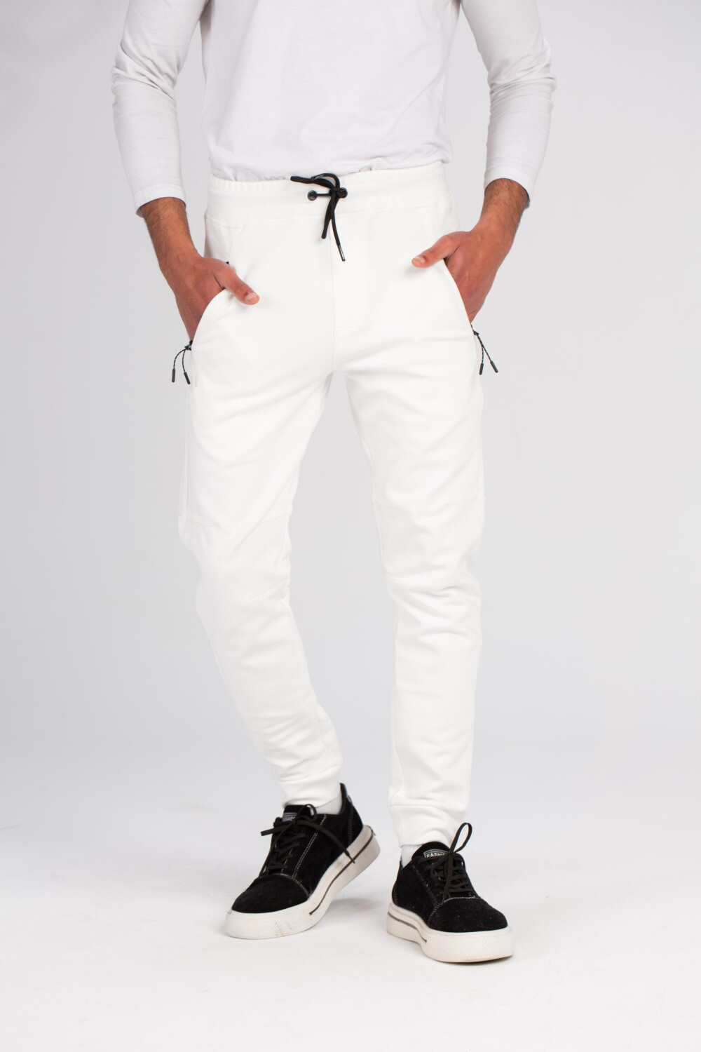 Men's Slim Fit Sports Unique Cut Basic Sweatpants