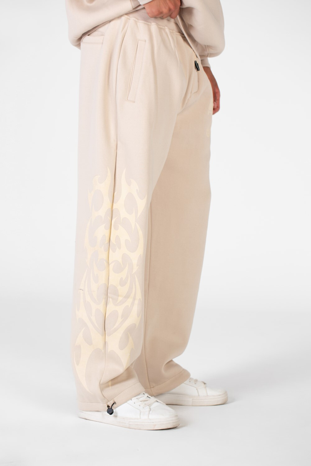 Men's Sweatpants With Elastic Waist And Back Pocket
