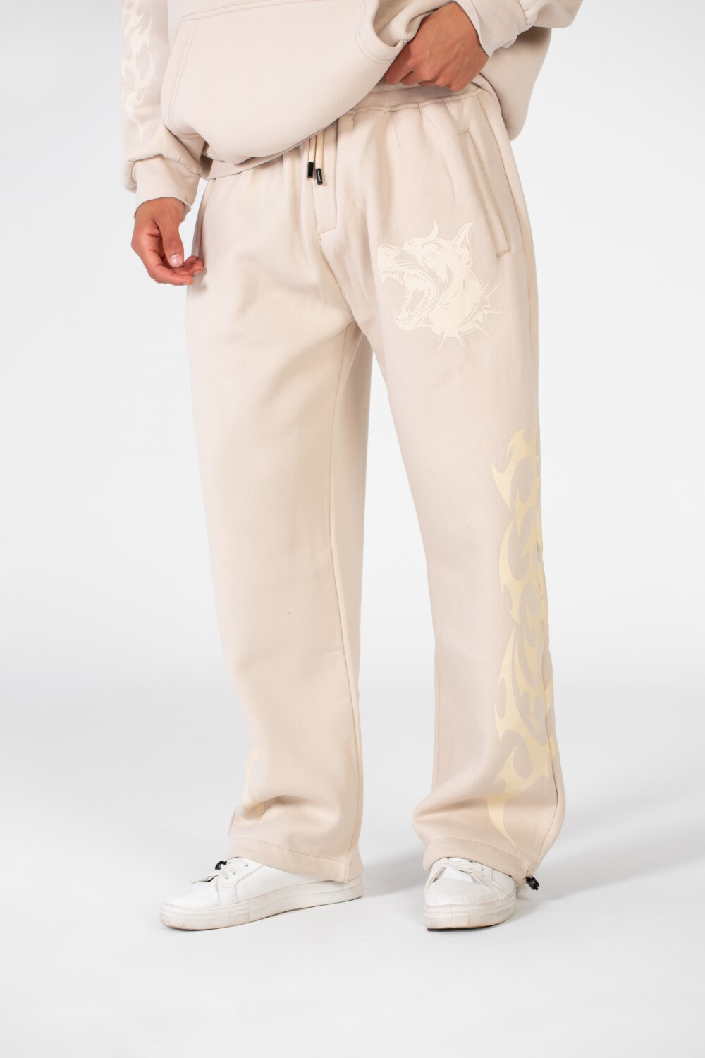 Men's Sweatpants With Elastic Waist And Back Pocket
