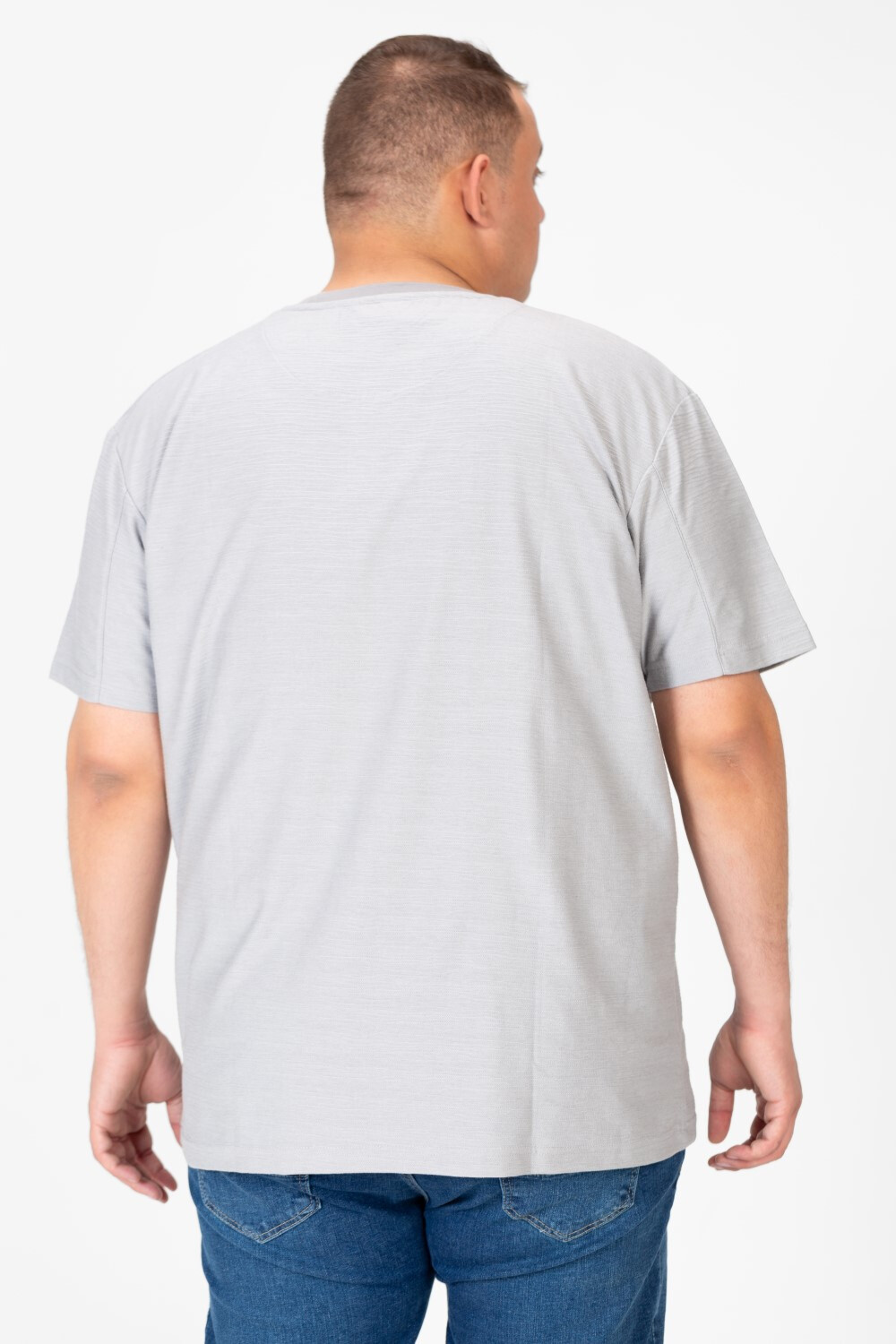 Men's Big Size Basic T-Shirt Half Sleeve
