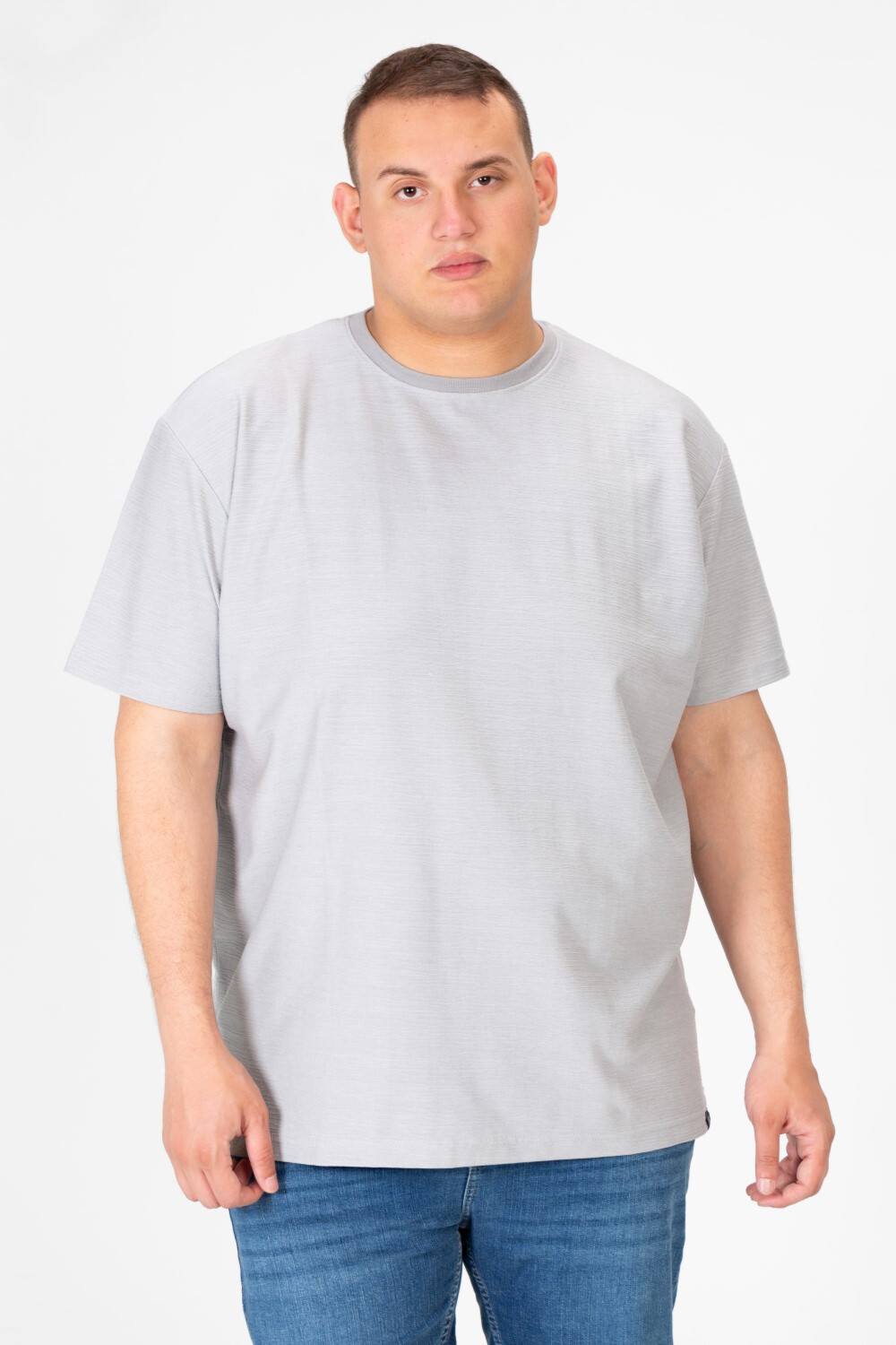 Men's Big Size Basic T-Shirt Half Sleeve