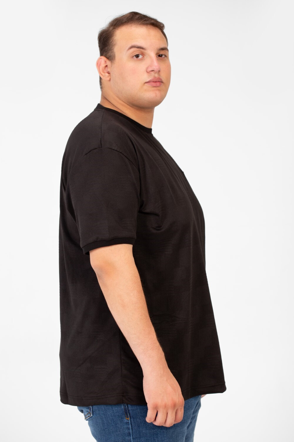 Men's Tomato Big Size Short Sleeve Crew Neck T-Shirt In High Quality