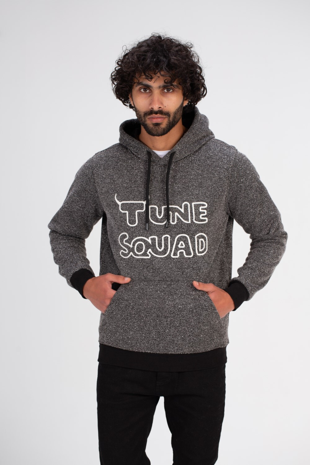 Men's Hoodie Front Printed Padded Hooded Sweatshirt