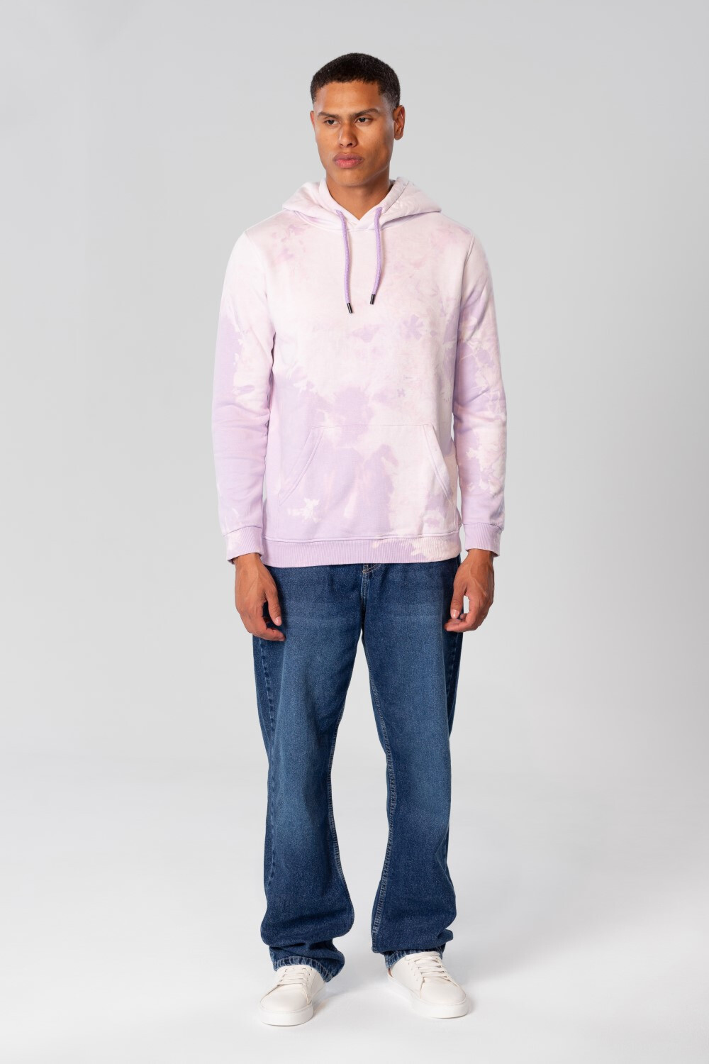 Men's Hooded Sweatshirt With Kangaroo Pocket On The Front