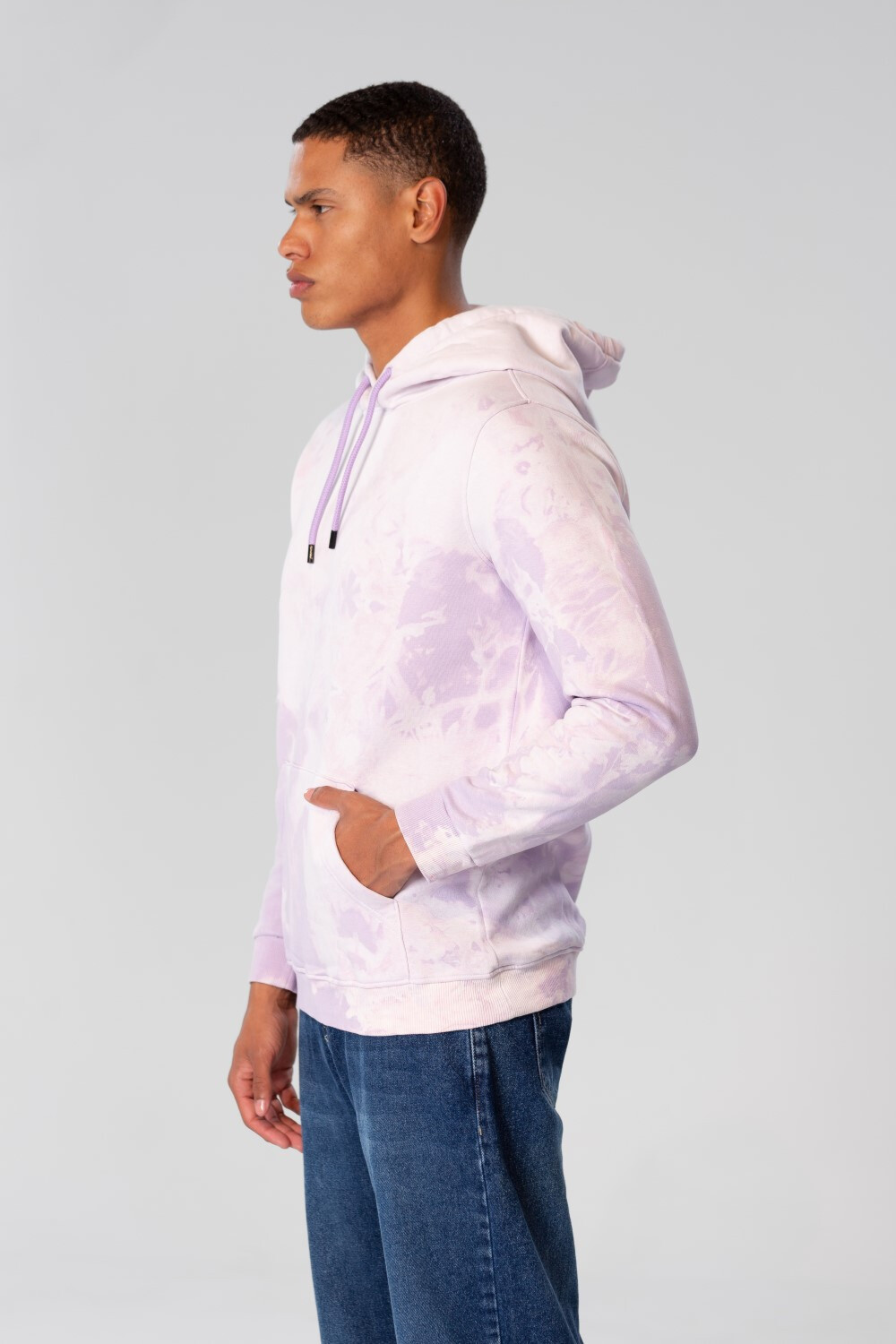 Men's Hooded Sweatshirt With Kangaroo Pocket On The Front