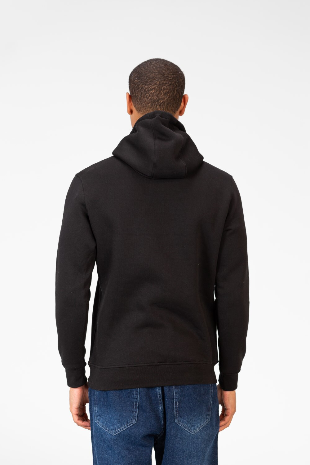Men's Hoodie Sweatshirt With Front Print And Kangaroo Pocket
