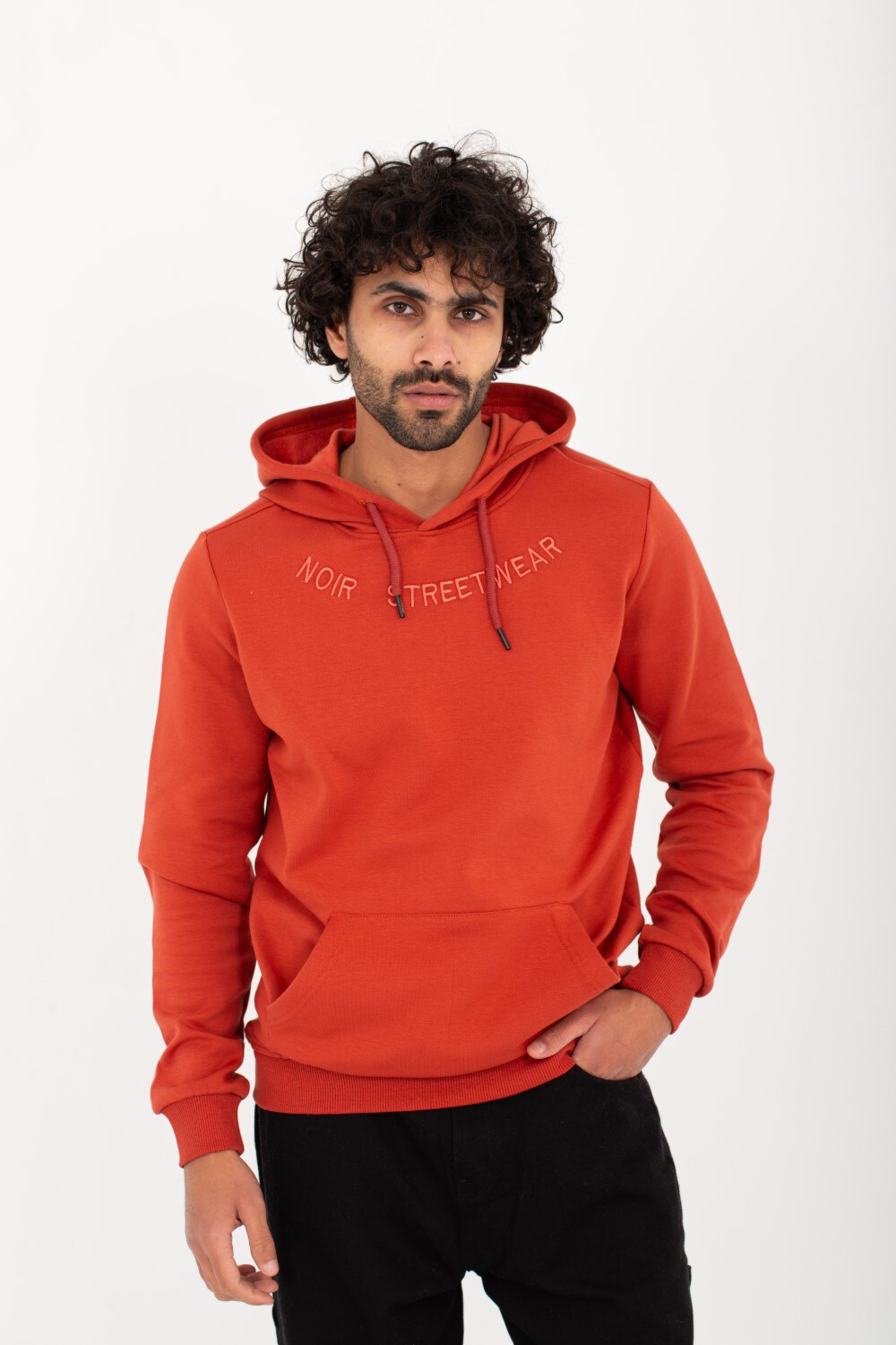 Men's Hoodie Back & Front Printed Padded Hooded Sweatshirt