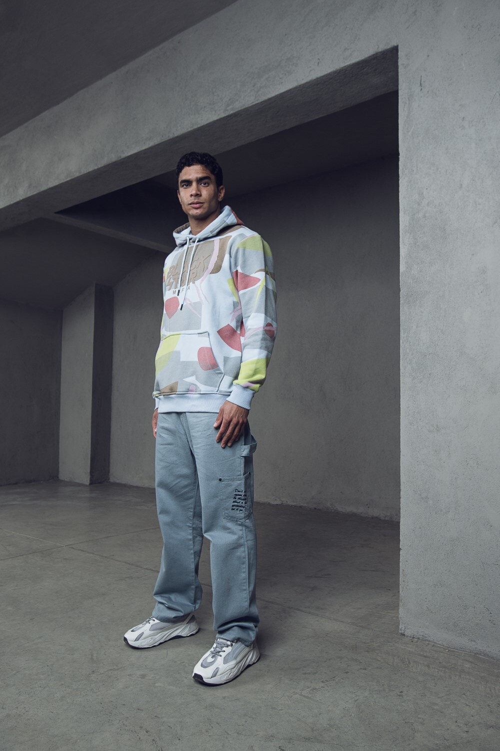 Unisex Hoodie Padded With Unqiue Modern Pattern Sweatshirt