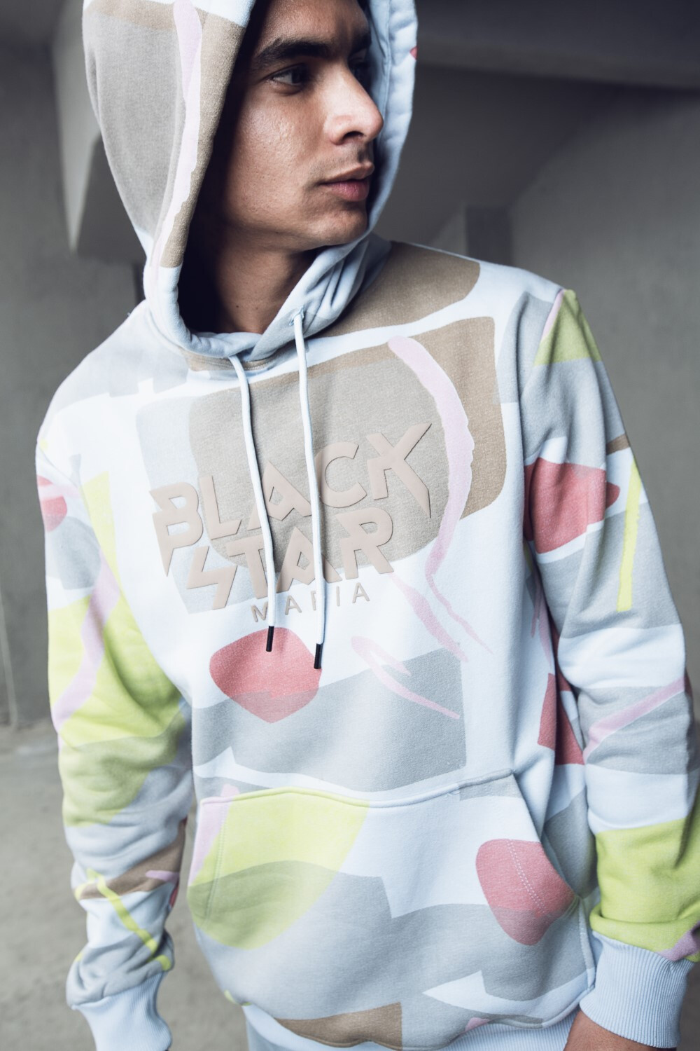 Unisex Hoodie Padded With Unqiue Modern Pattern Sweatshirt