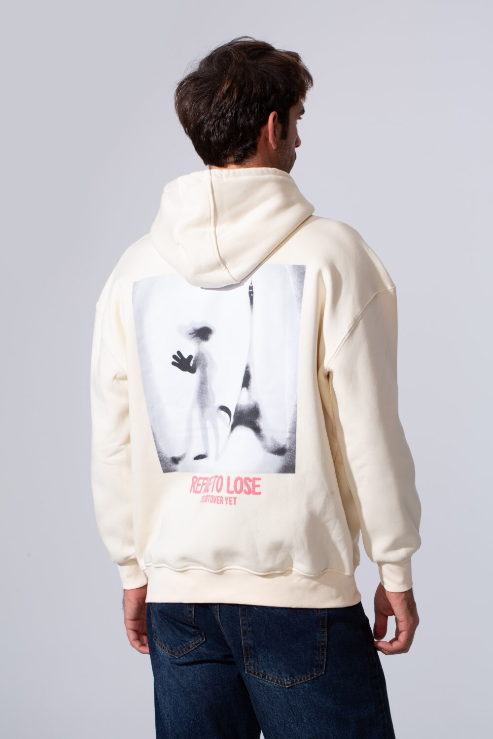 Men's Milton Regular Fit Graphic Print Hoodie Sweatshirt