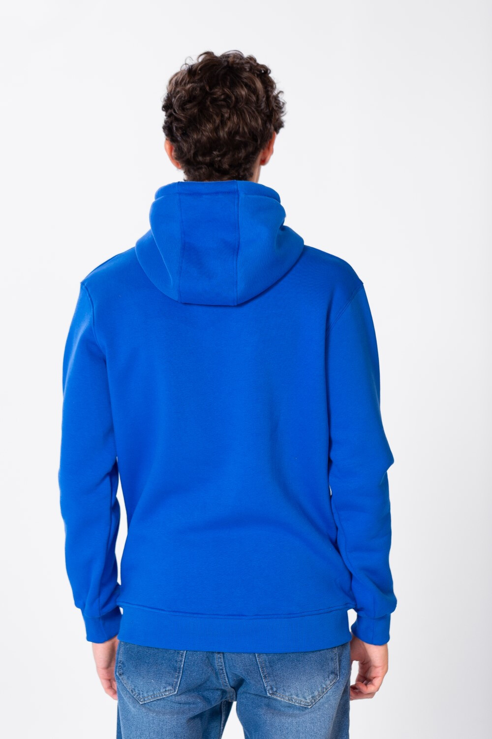 Men's Hoodie Sweatshirt With Kangaroo Pocket And Front Print