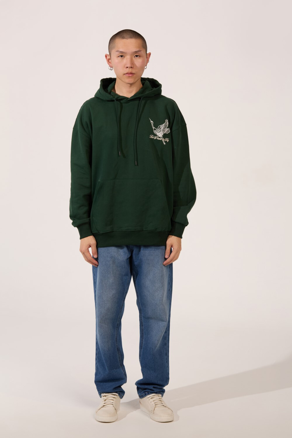 Men's Tomato Milton Regular Fit Sweatshirt With Modern Back Print Long Sleeves And Hood