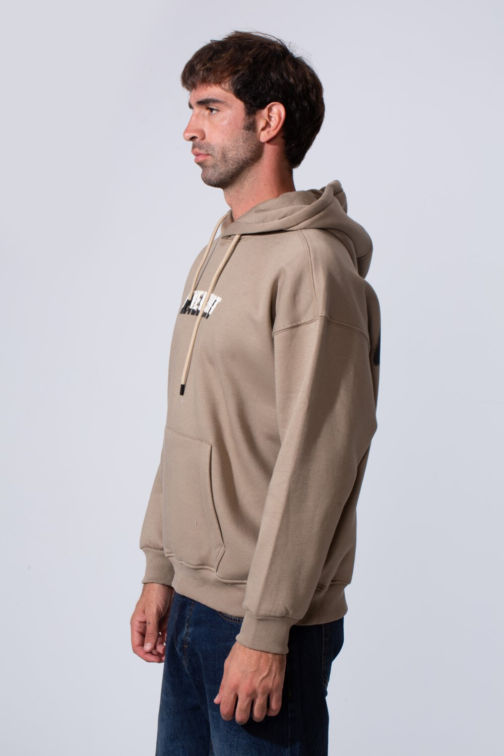 Men's Tomato Oversized Milton Hooded Sweatshirt