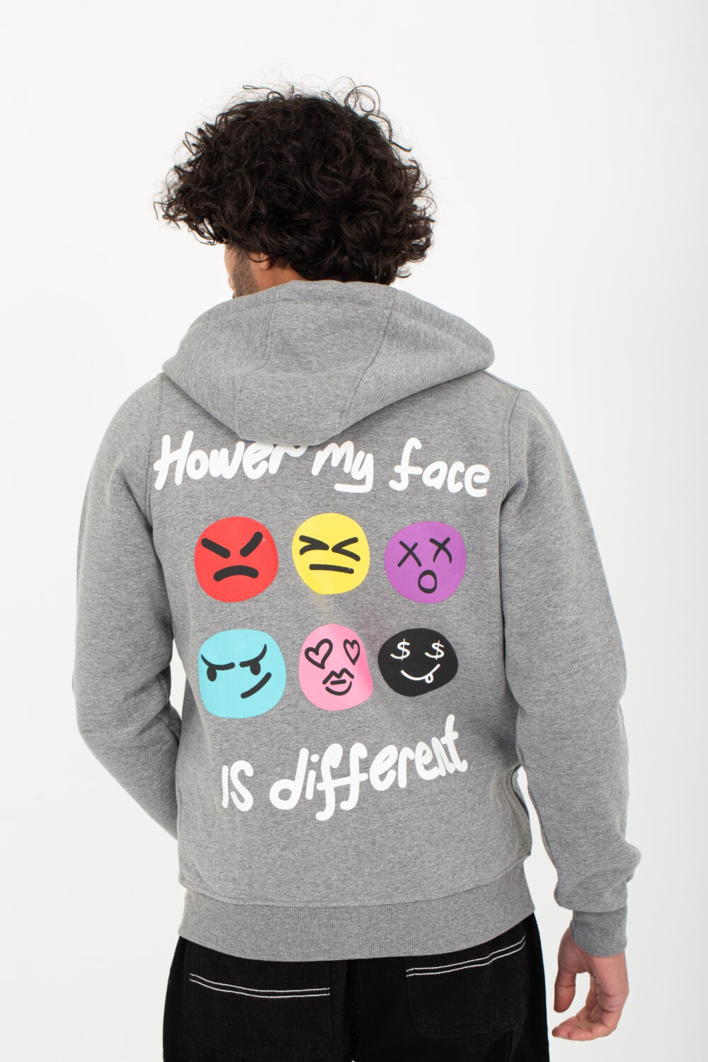 Hoodie Unisex Back Printed Padded Sweatshirt