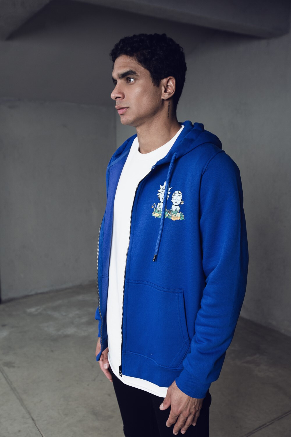Hoodie Unisex Padded With Unqiue Modern Pattern Sweatshirt