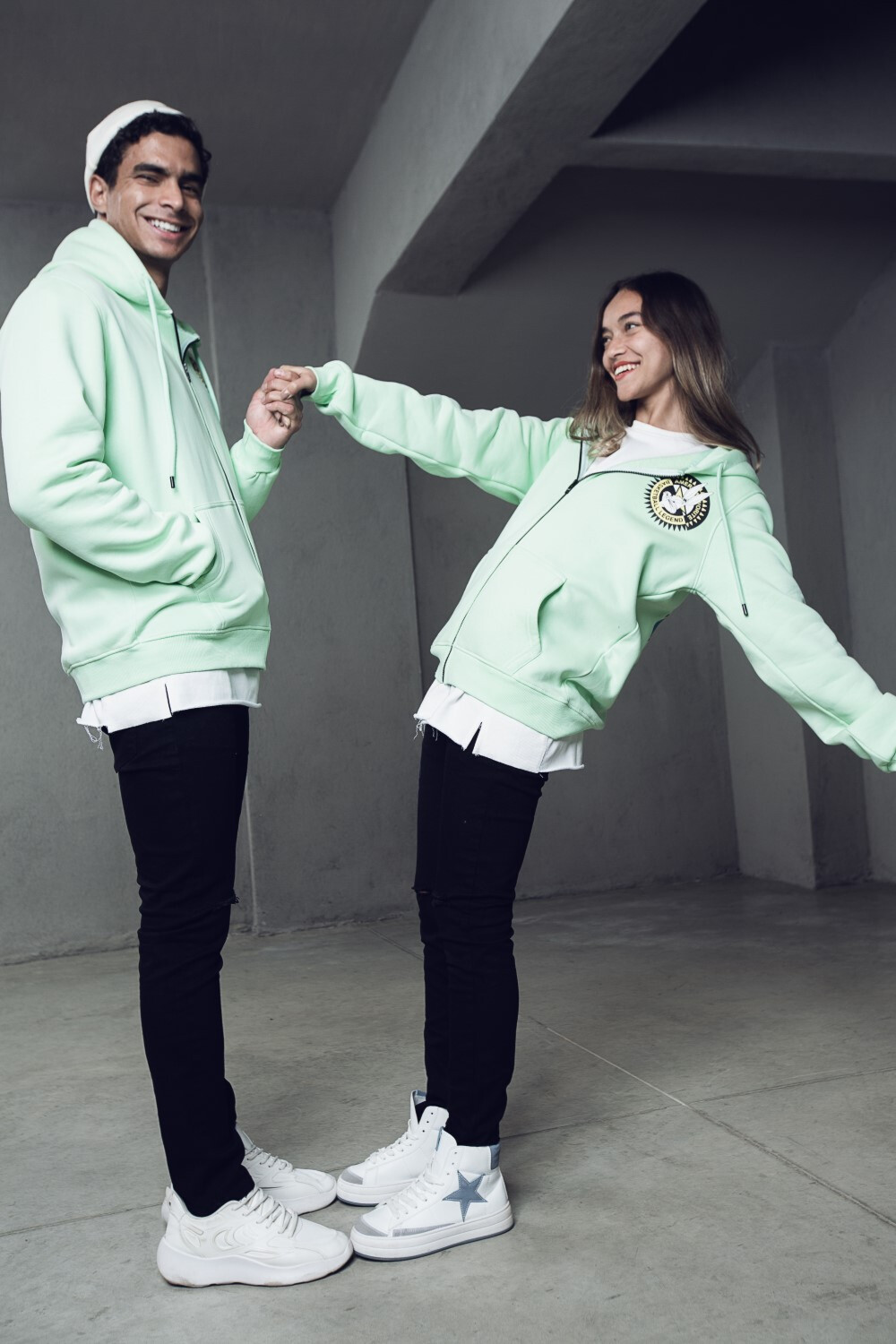 Unisex Hoodie Padded With Unqiue Modern Pattern Hooded Sweatshirt