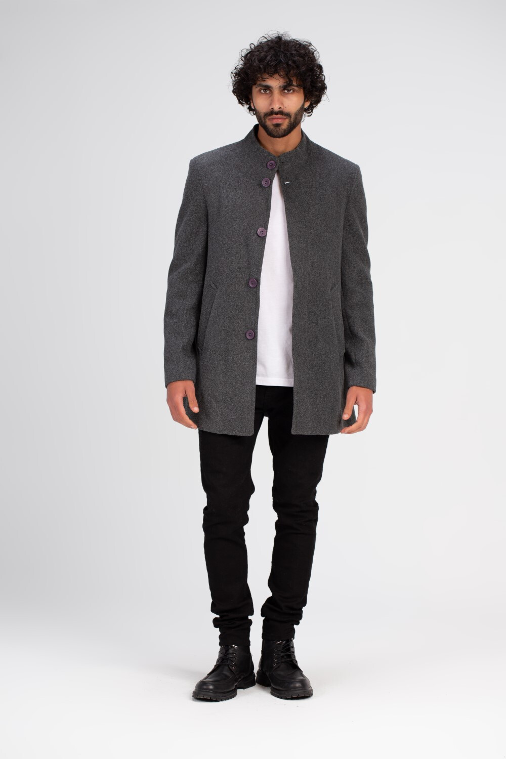 Men's Casual Padded Comfort Fit Gogh Made Of Soft Material Coat
