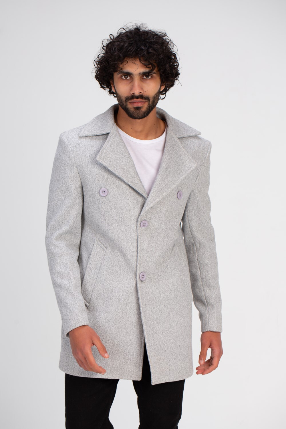Men's Padded Casual Comfort Fit Gogh With Side Pockets Coat