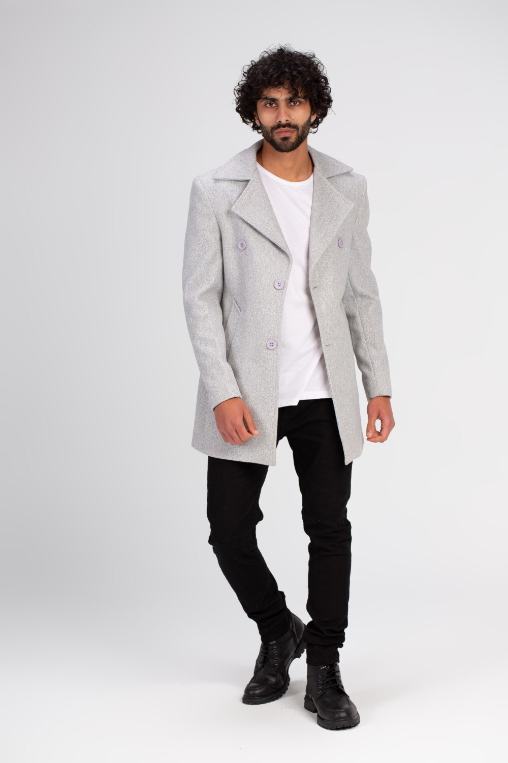 Men's Padded Casual Comfort Fit Gogh With Side Pockets Coat