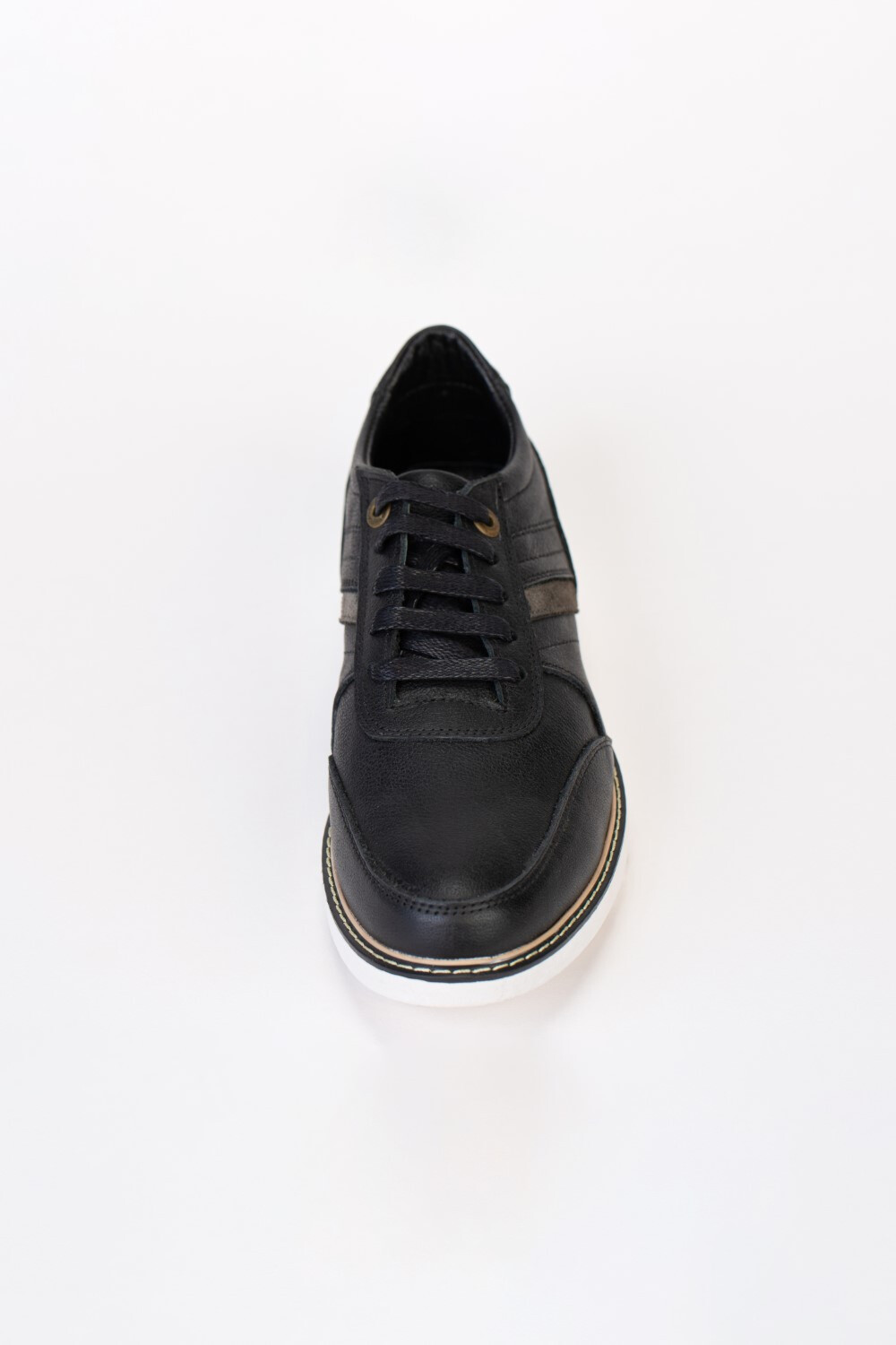 Mens Leather Shoes With Suede Part Suitable For Everyday Wear