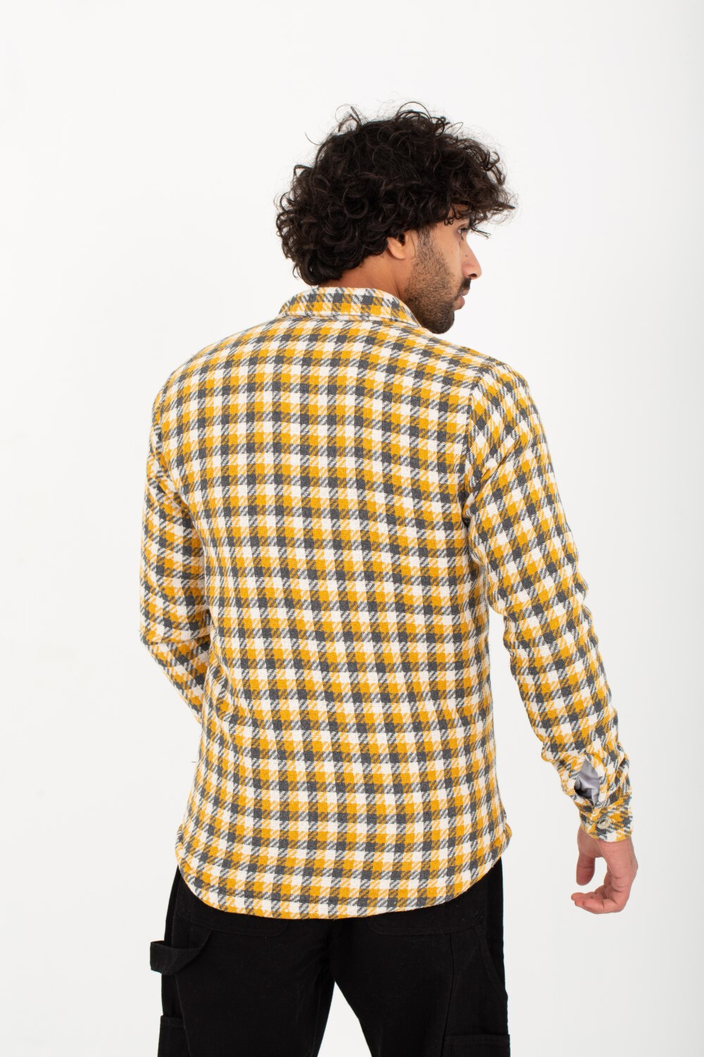 Men's Checked Long Sleeves Regular Fit Made Of Soft Material Shirt