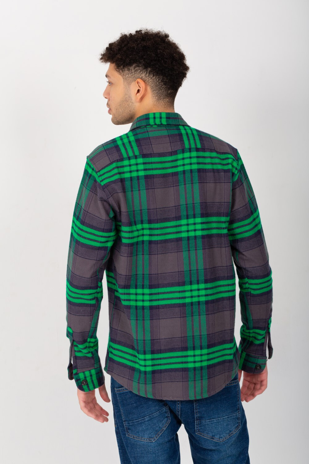 Men's Checked Regular Fit With Two Front Pockets Unique Style Shirt