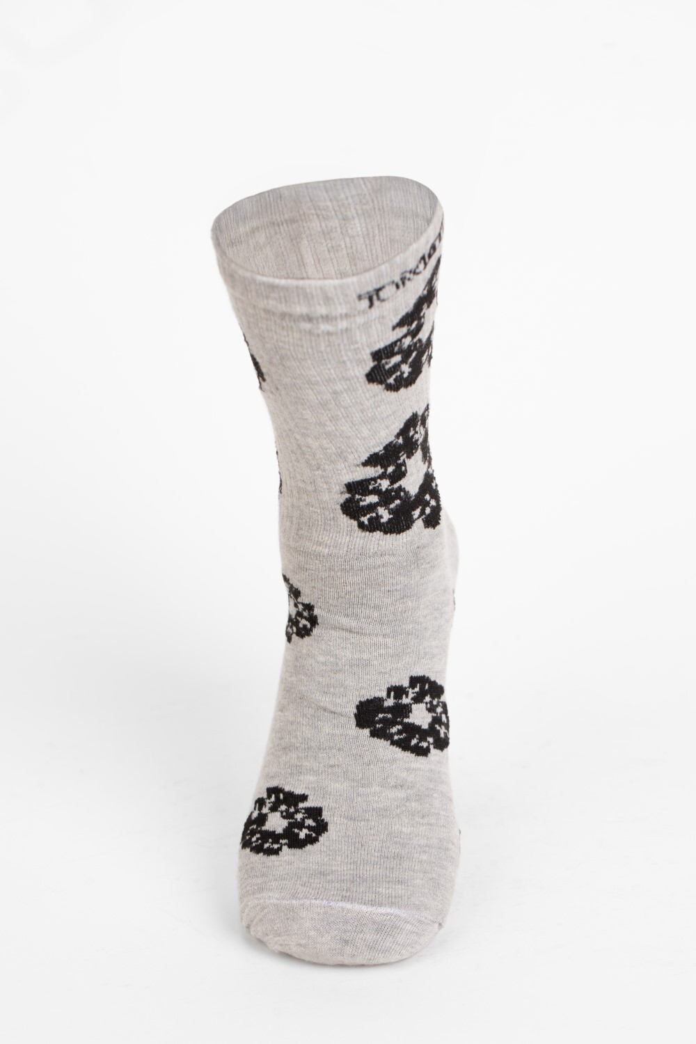 Men's Tomato Long Socks With Floral Print Comfortable High Quality Material
