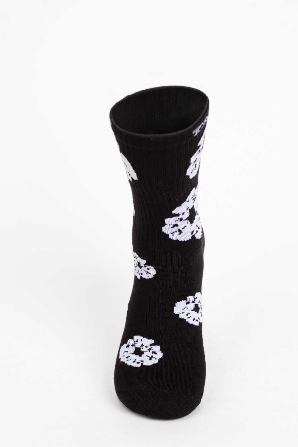 Men's Tomato Long Socks With Floral Print Comfortable High Quality Material