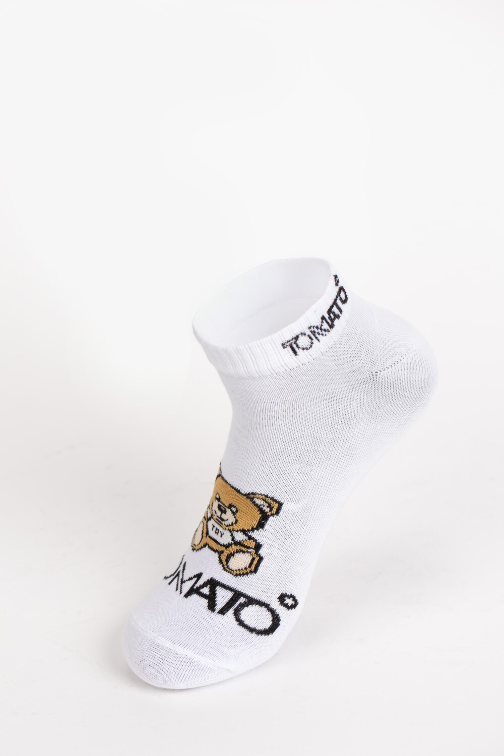 Men's Tomato High Quality Printed Set 3 Short Socks