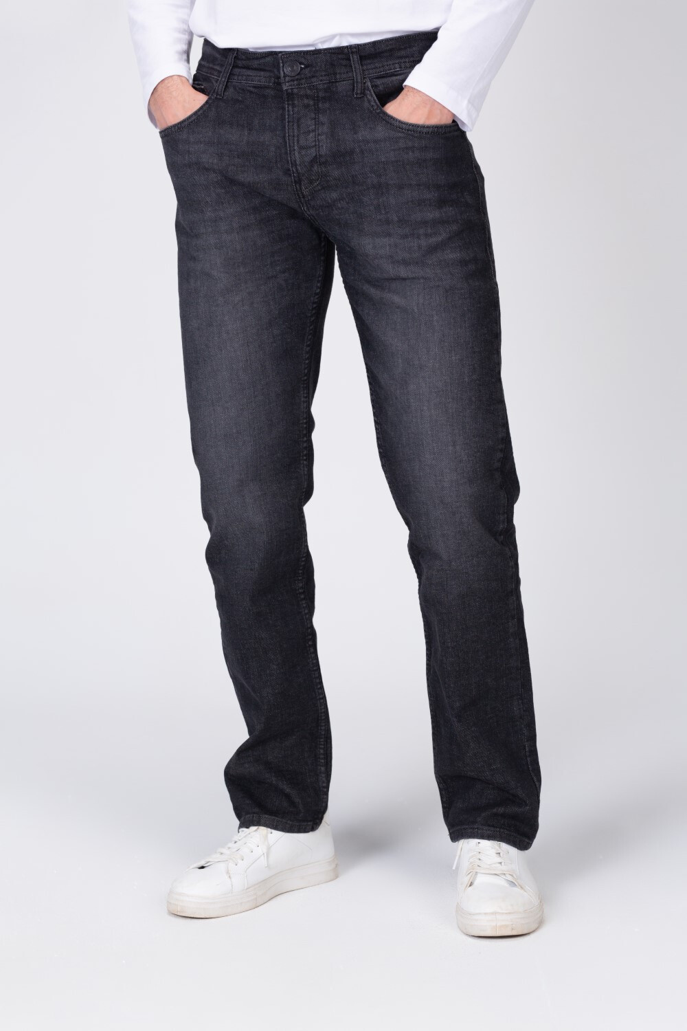 Mens Jeans used Regular Fit Pants with a unique and trendy cut