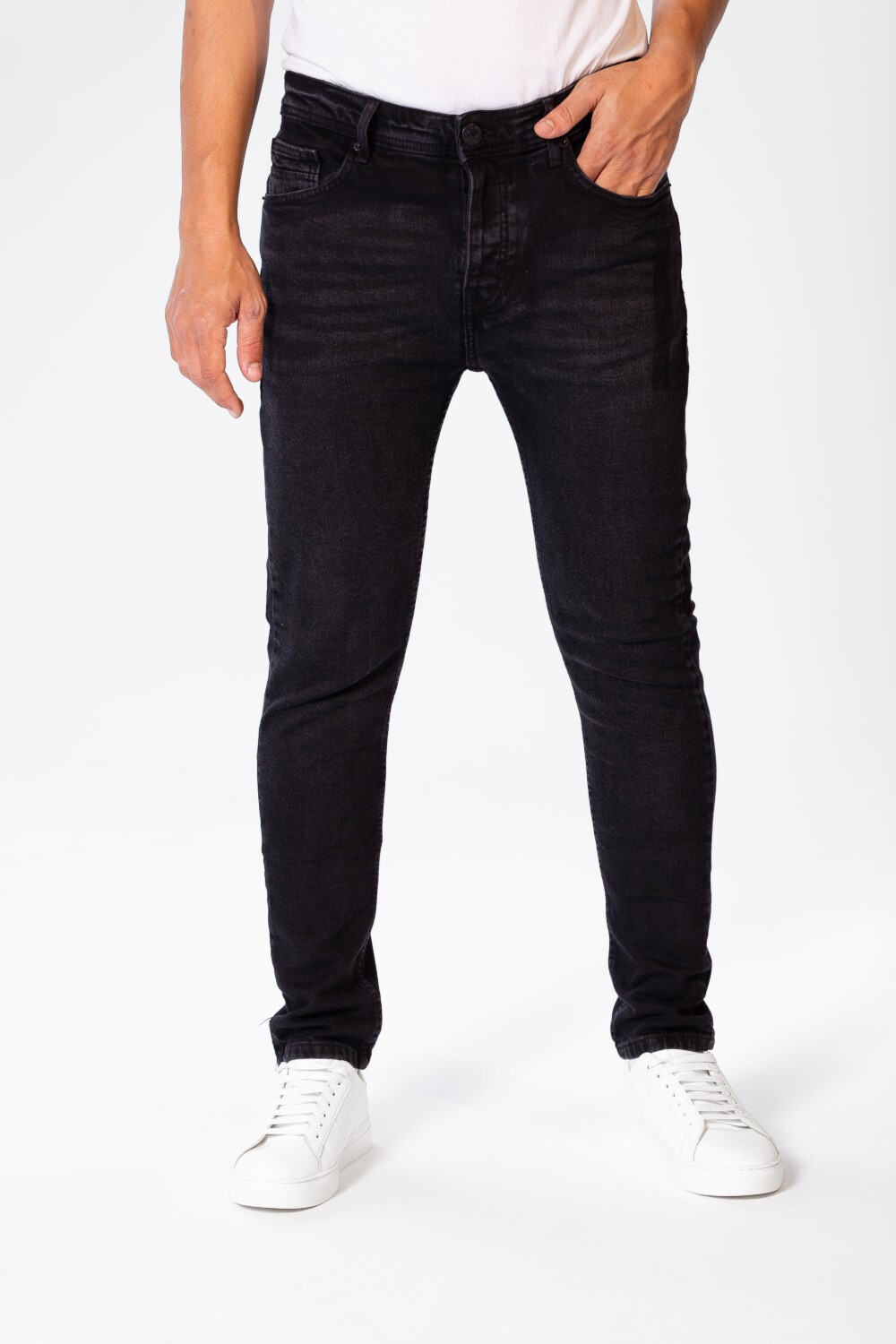 Men's Basic Five Pocket Super Skinny Jeans Pants