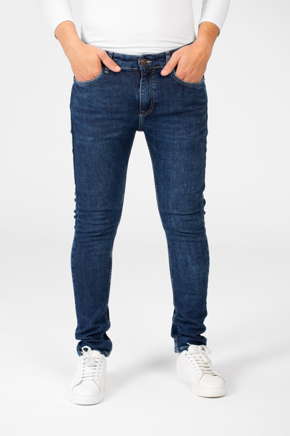 Men's Jeans Used Pants With A Skinny Fit