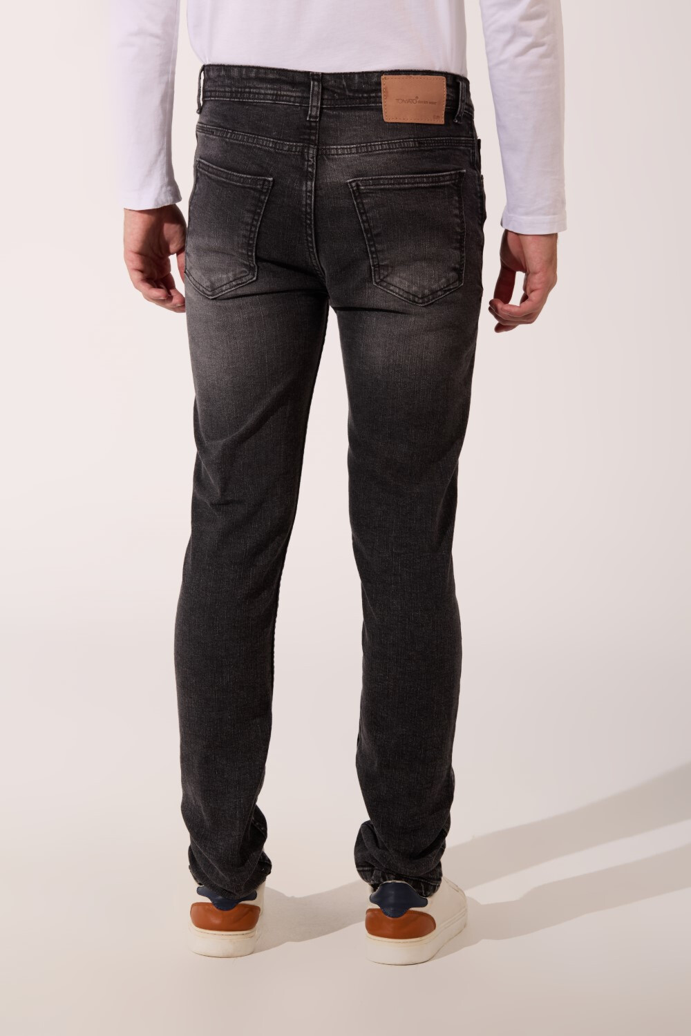 Men's Used Slim Fit Five Pockets Jeans Pants