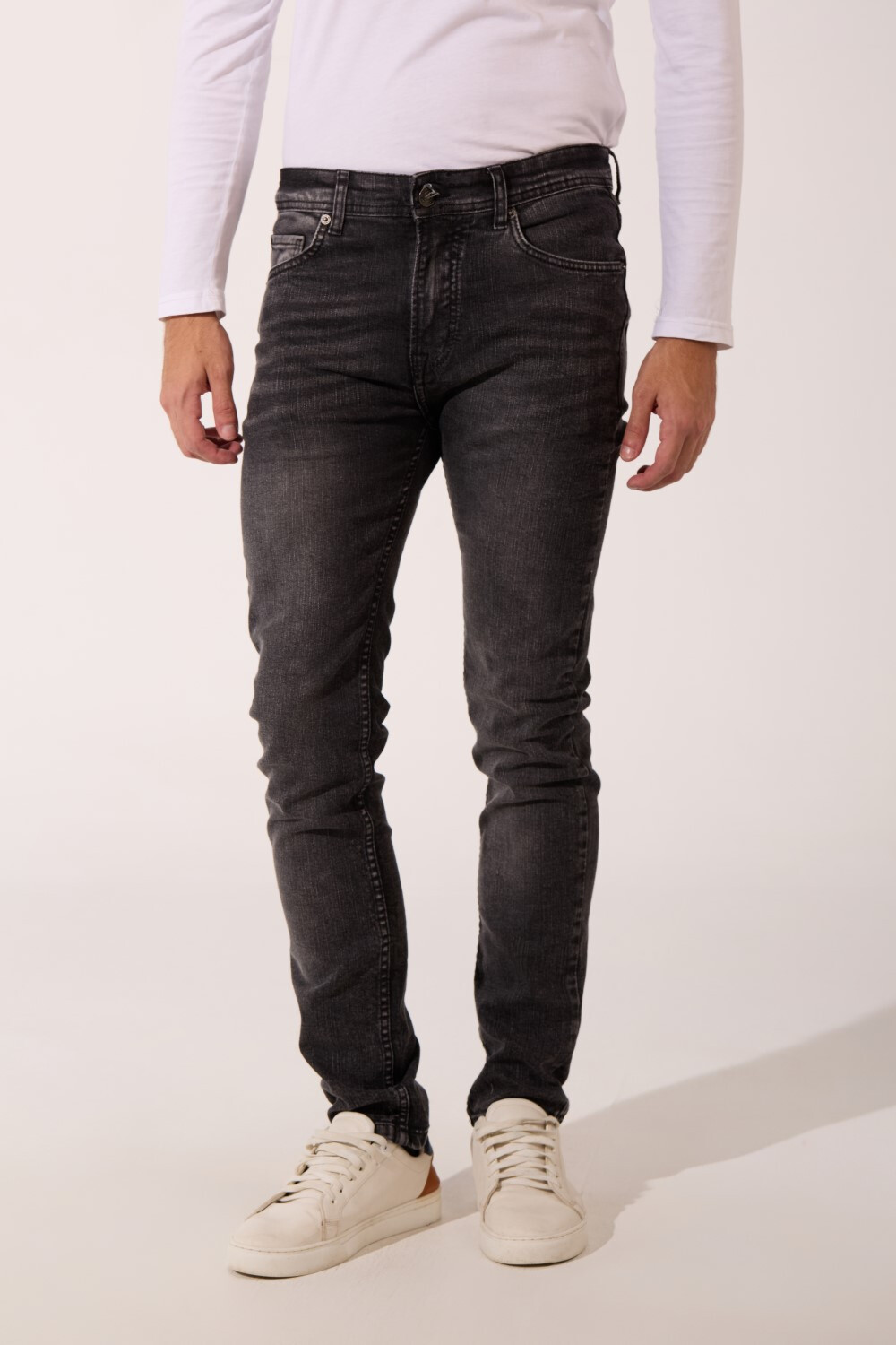 Men's Used Slim Fit Five Pockets Jeans Pants