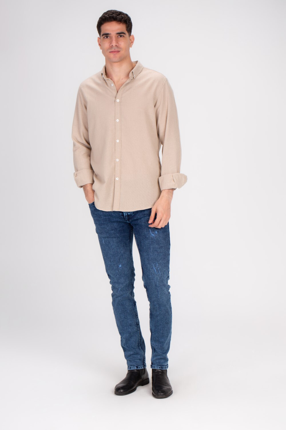 Men's Classic Long Sleeves Regular Fit Made Of Comfort Cotton Shirt Perfect For Casual Days Or A Night Out With Friends