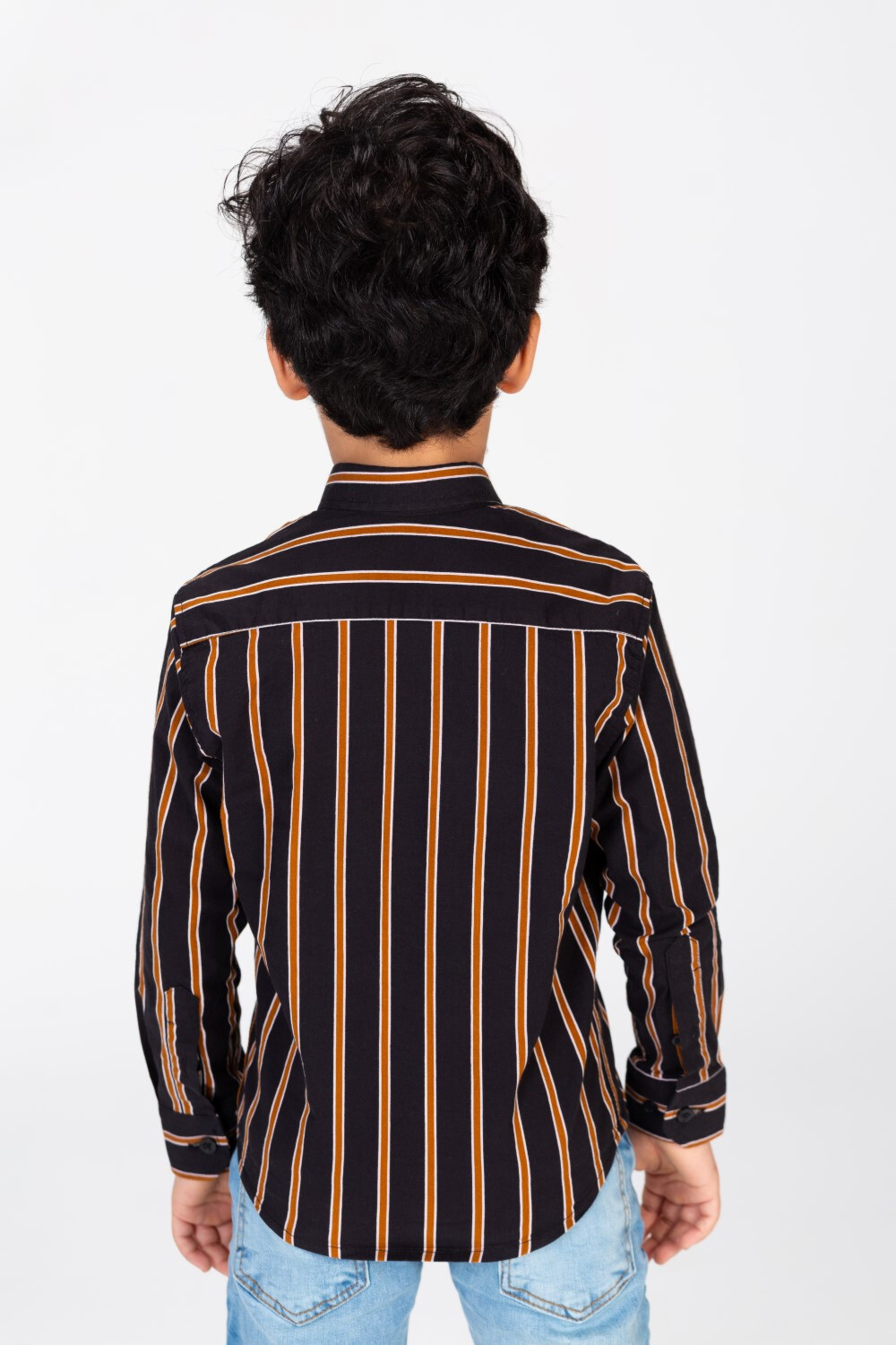 Boys Small Striped Colorful Shirt