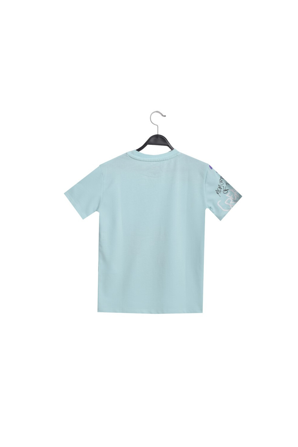 Boy's Rounded Neck Front Printed Cotton Design T-shirt