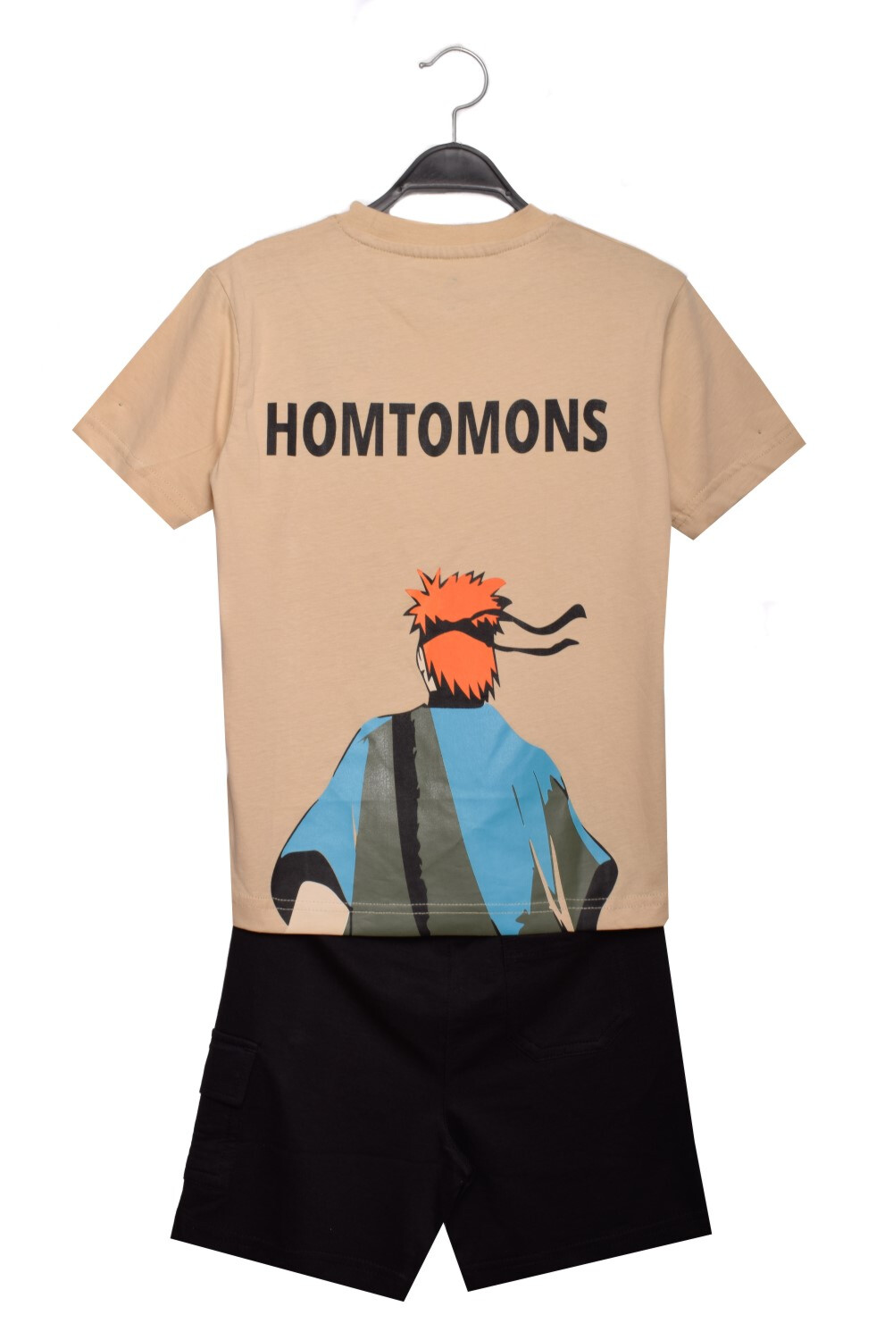 Boy's Regular Fit Front & Back Printed Comfort Cotton T-shirt
