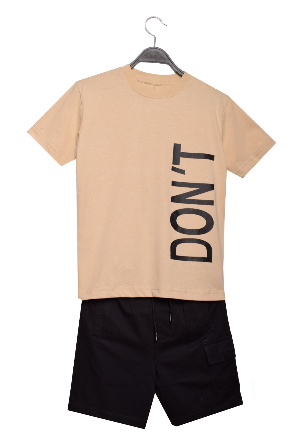 Boy's Regular Fit Front & Back Printed Comfort Cotton T-shirt