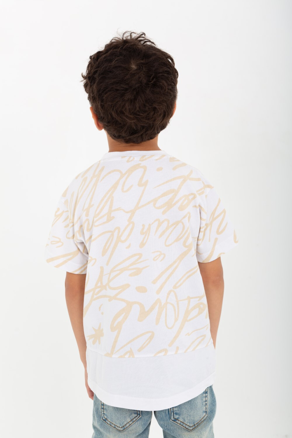 Boys' Half-Sleeve T-shirt Printed With A Comfortable Fit