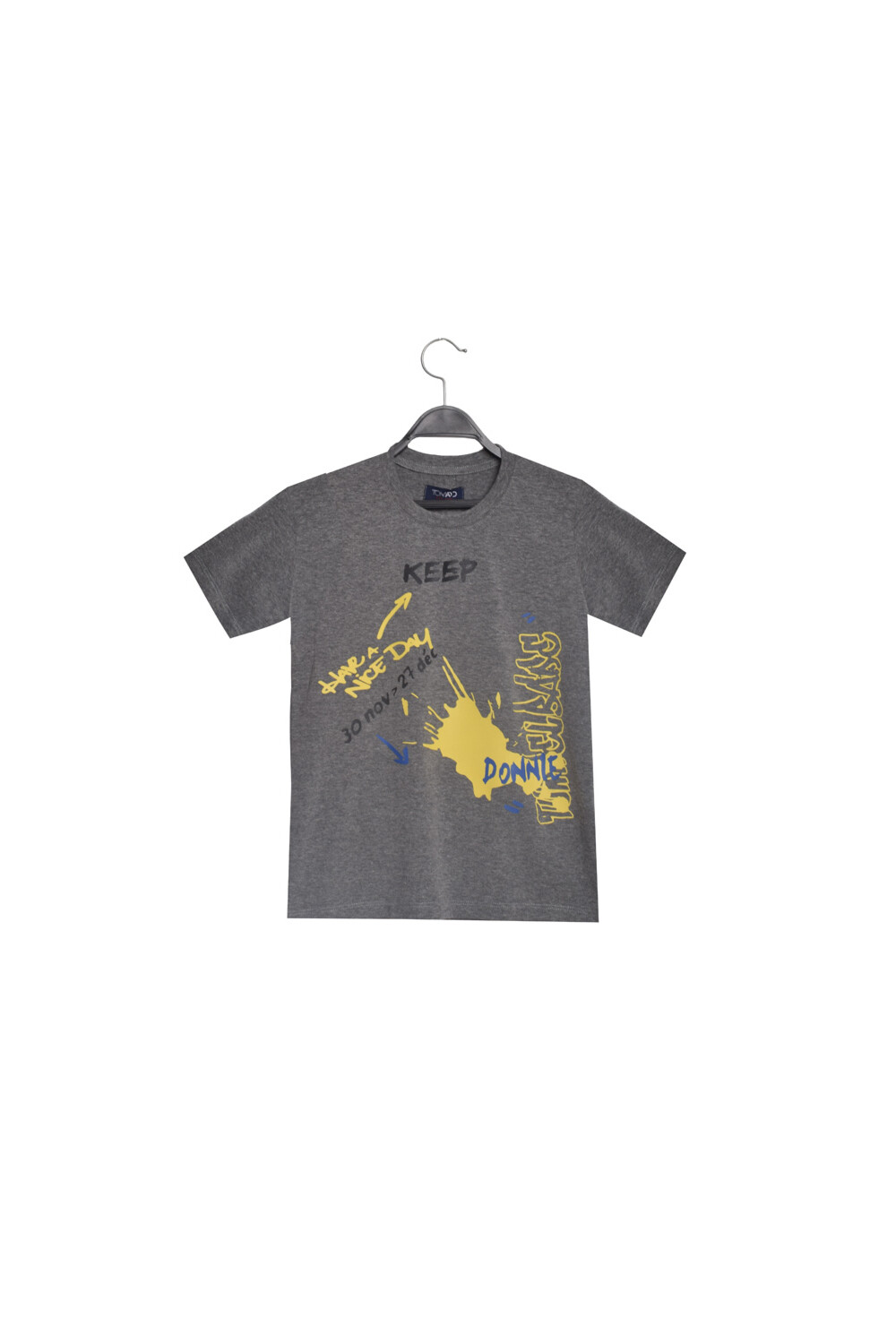 Boy's Front & Back Printed Made Of Comfort Cotton T-shirt