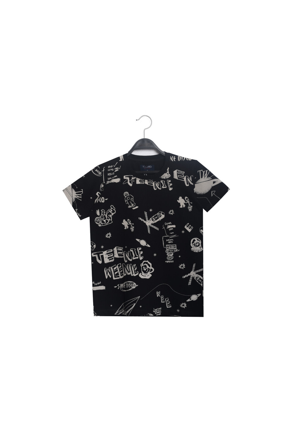 Boy's Rounded Neck Full Printed Design Comfort Cotton T-shirt
