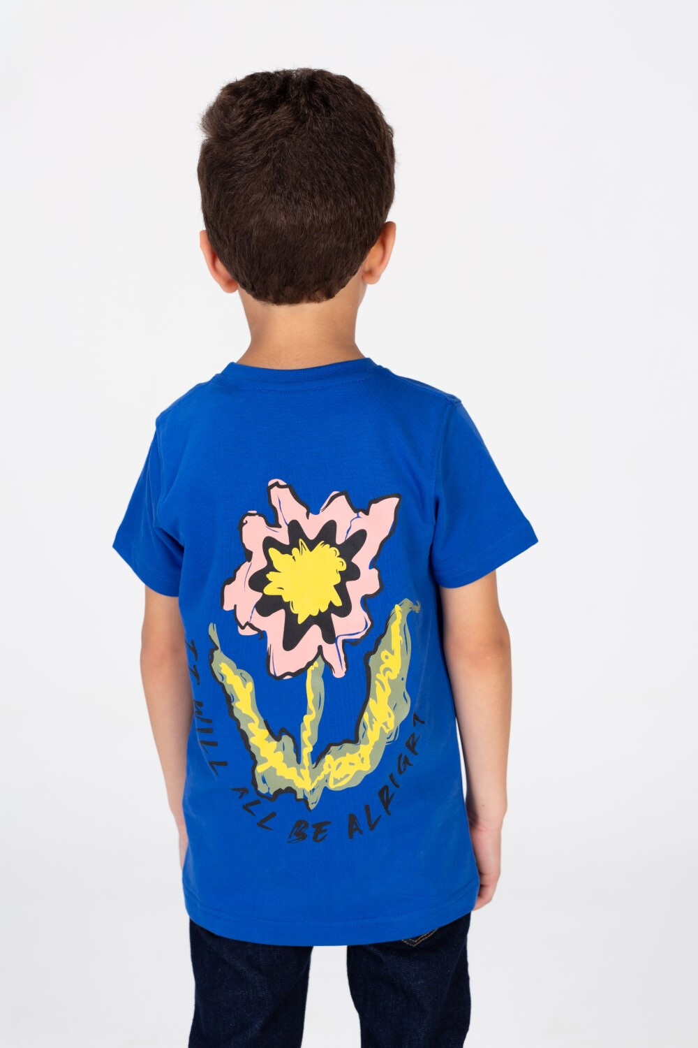 Boys T-shirt Printed On The Front And Back With Distinctive Details
