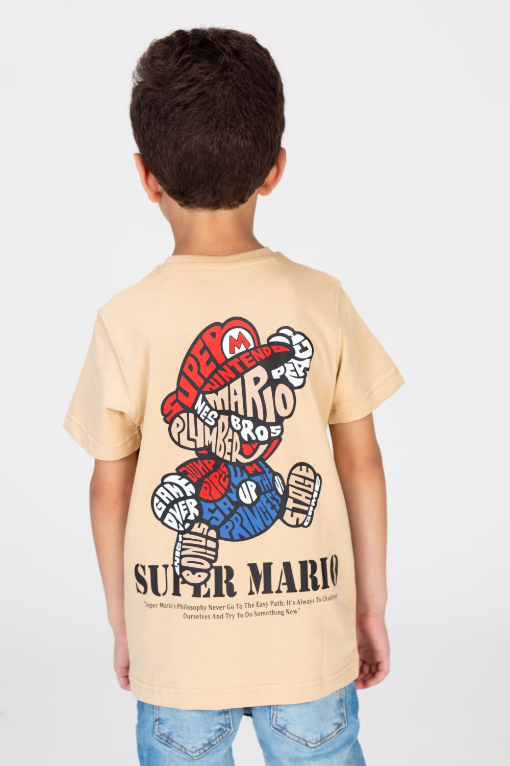 Boys Super Mario Printed T-Shirt