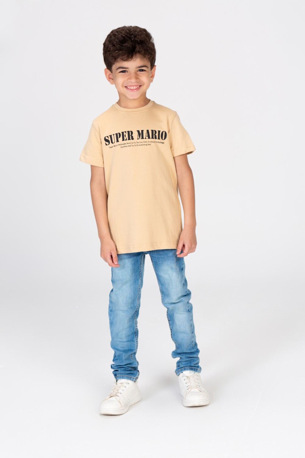 Boys Super Mario Printed T-Shirt