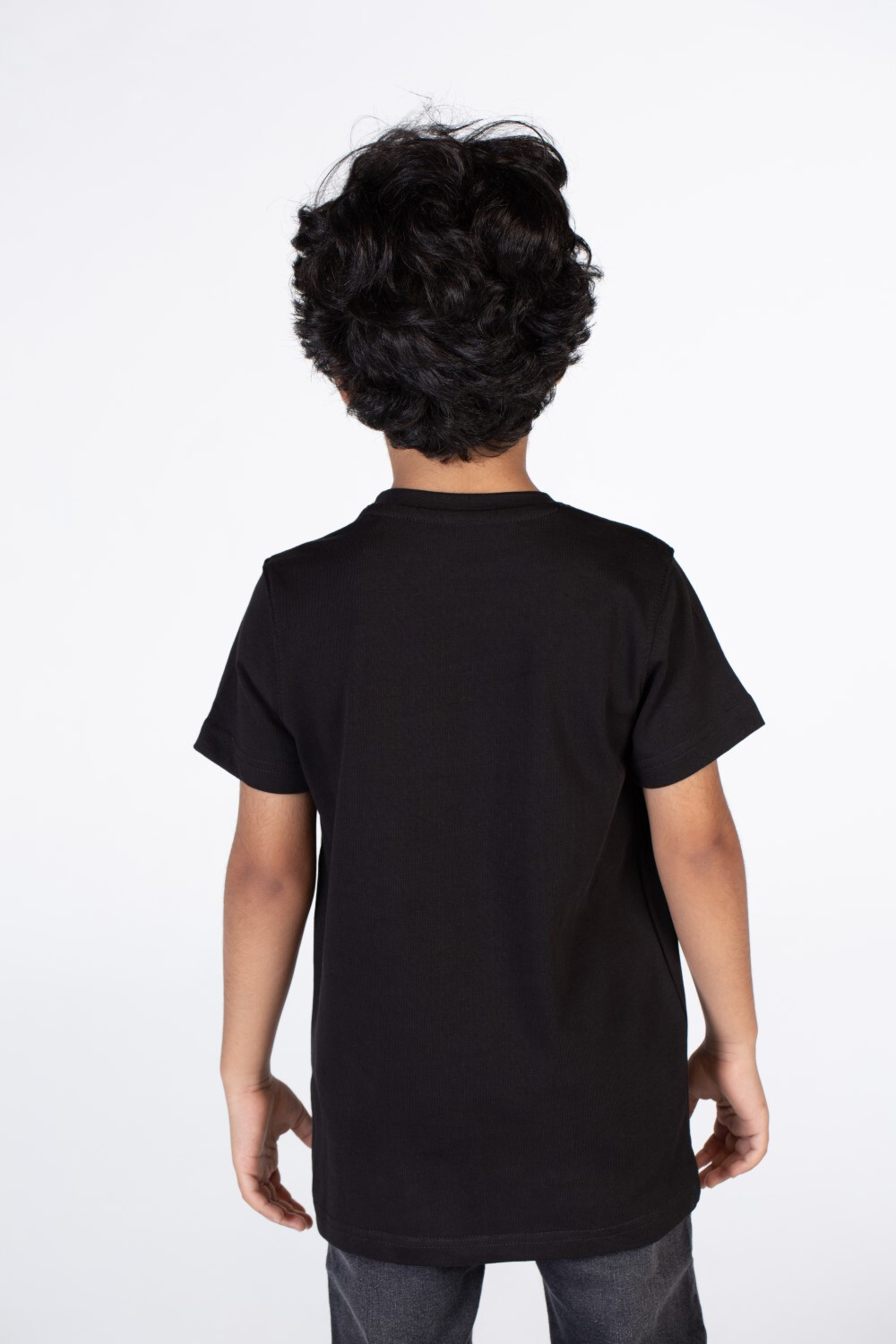 Boys Casual T-shirt With Tomato Print On The Front And A Round Neck