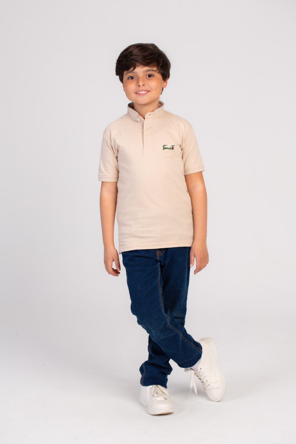 Boys Polo Casual Basic Cotton Crafted From Soft Cotton For All-day Comfort T-shirt