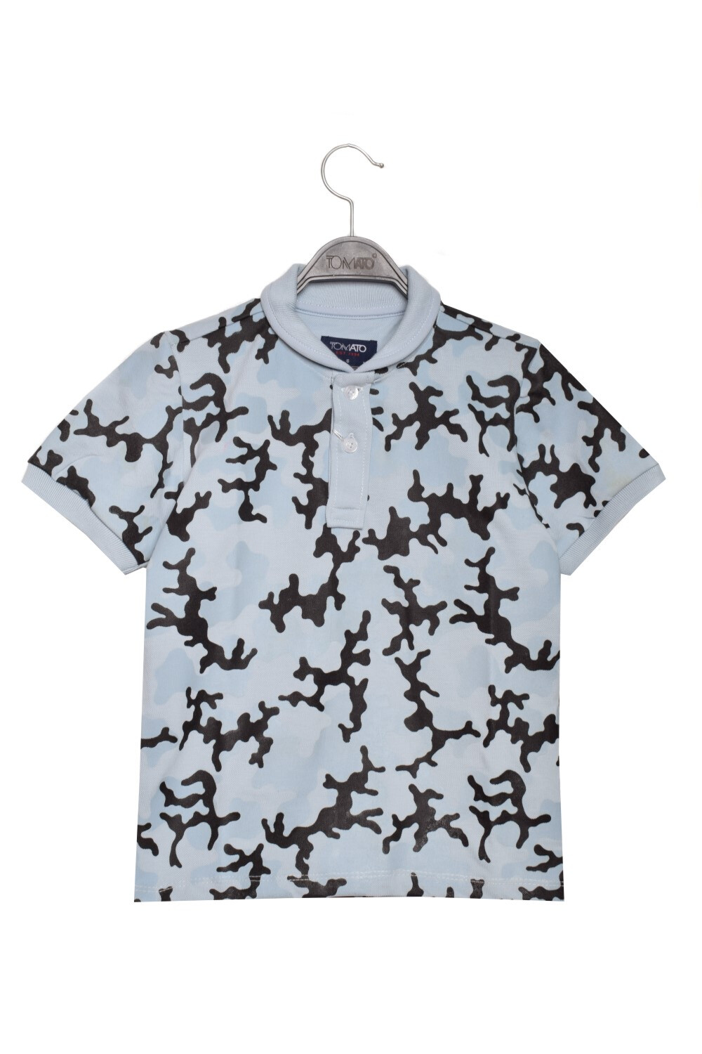 Boy's Polo Casual Full Covered Army Design Cotton T-shirt