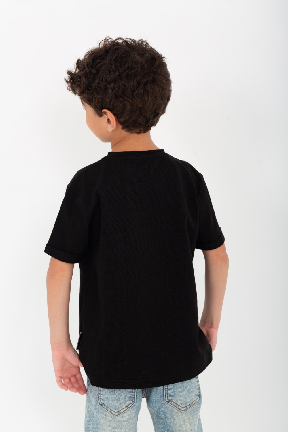 Boys Half-Sleeve T-shirt With Unique Cut