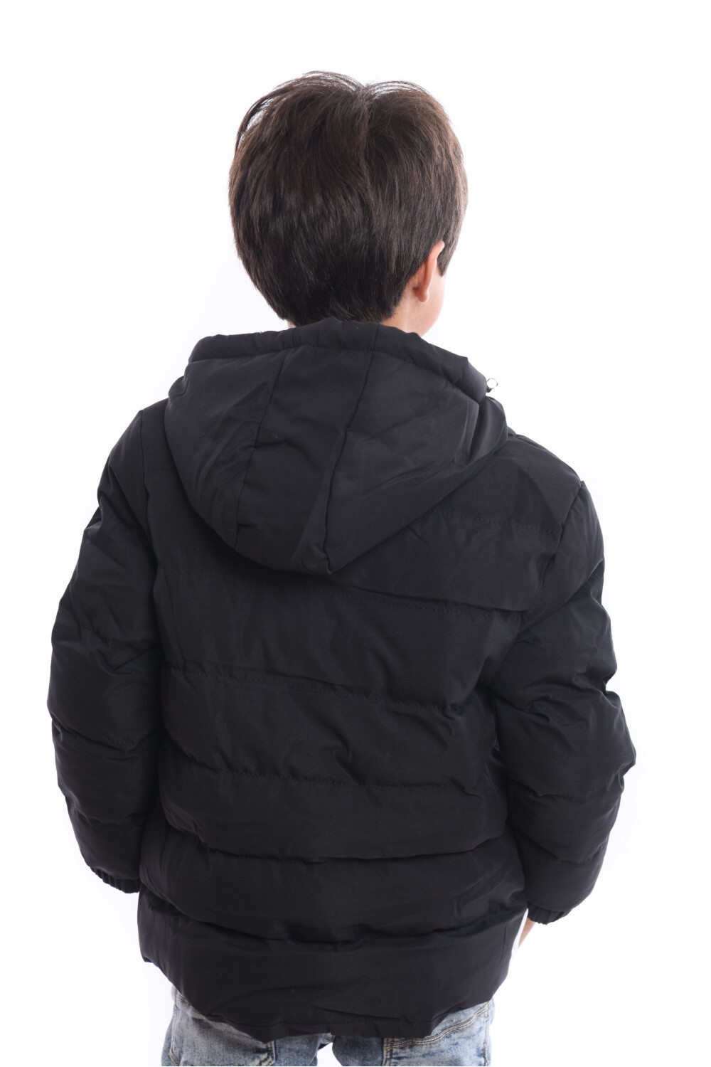 Boy's Front Printed Waterproof Padded Jacket